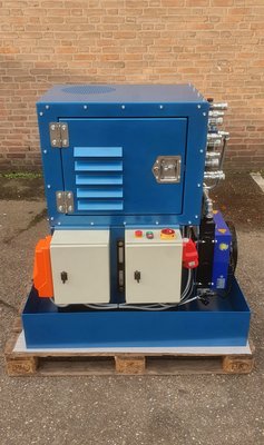 Dynamische statische test powerpack met gesloten behuizing