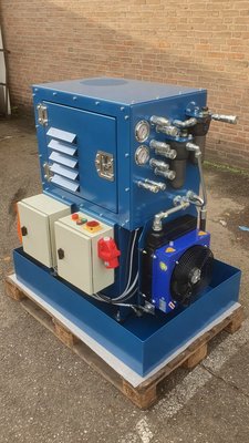 Dynamische statische test powerpack met gesloten behuizing