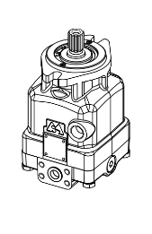 Plunjermotor 28cc - 48 kW - 25mm as