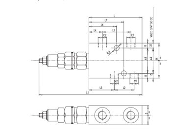 Enkelwerkende balanceerklep VBCD 1/2