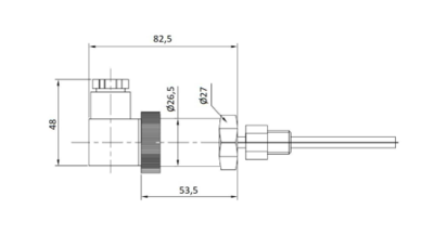 Temperatuursensor 1/4