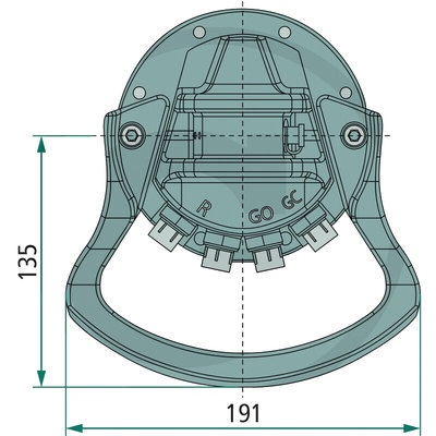 Rotator 1 ton met Ø39,5 mm as