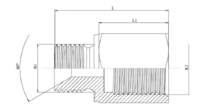 Verlengadapter 3/8