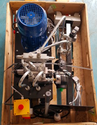 Drukhoudsysteem met 3kW elektromotor en proportionele aansturing