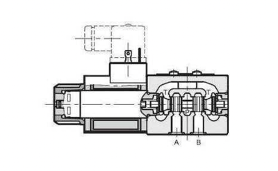 NG6 110 VAC Cetop Elektrisch 4/2 stuurventiel PA verbonden BT verbonden 350 bar