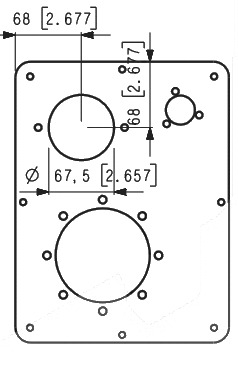 Tankdeksel voor 25 liter tank motorflens met uitsparing 250mm lantaarnstuk & vuldop & retourfilter