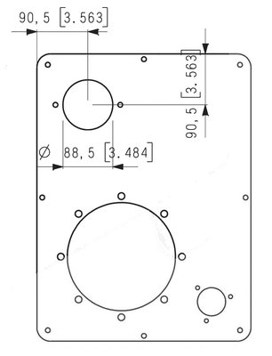 Tankdeksel voor 40 liter tank motorflens met uitsparing 300mm lantaarnstuk & vuldop & retourfilter