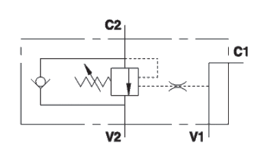 Enkelwerkende balanceerklep VBCD 1/2