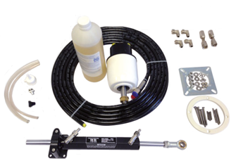 Hydraulische stuurset 30kgm voor motorboot