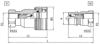 ISO-B snelkoppeling 2