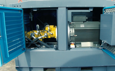 Elektrische (offshore) hydrauliek powerpack met 132kW en 15kW motor
