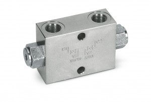 Dubbele hydraulische gestuurde terugslagklep VBPDE 1/4