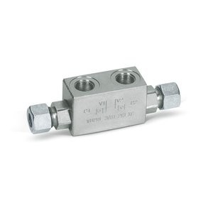 Dubbele hydraulische gestuurde terugslagklep VBPDE 1/2