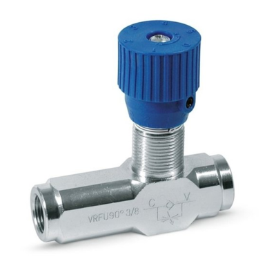 Enkelwerkend snelheids regelventiel - VRFU 3/8''