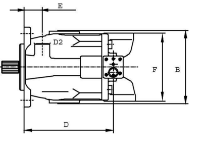Plunjerpomp open kringloop type LVP-48 RP0 as ø 25.4mm