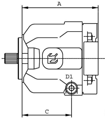 Plunjerpomp open kringloop type LVP-48 LS-2 as ø 25.4mm