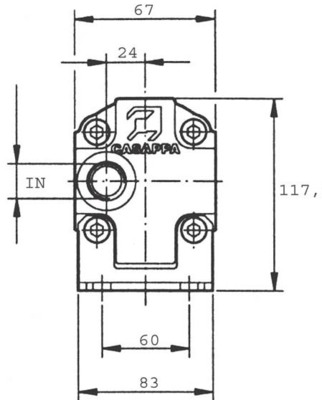Verdeelmotor PLD20216 16,6cc