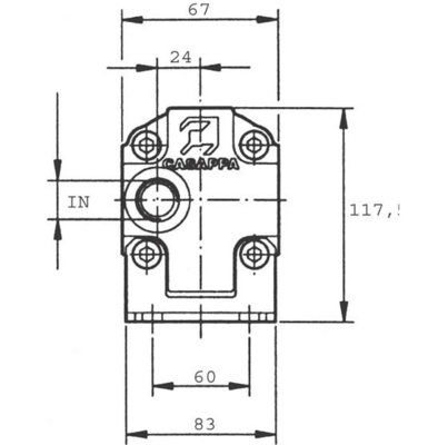 Verdeelmotor PLD1024VPE 4cc