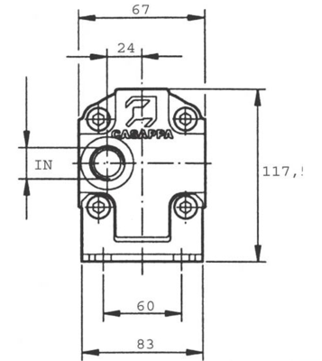 Verdeelmotor PLD10 CS-GS/2X10 4,9cc