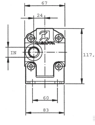 Verdeelmotor PLD2028 8,2cc