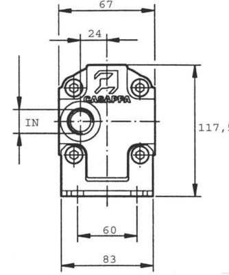 Verdeelmotor PLD202315 31,8cc