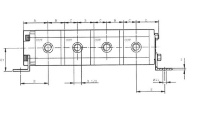 Verdeelmotor PLD202315 31,8cc