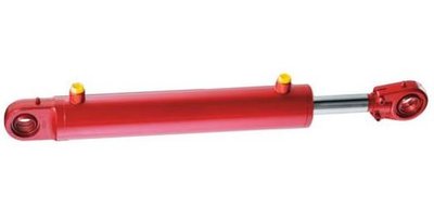 Hydrauliekcilinder 40x25x100 dubbelwerkend met gelenkogen