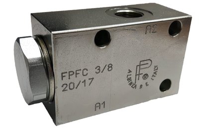 Enkelwerkend eindslagventiel 3/8'' BSP