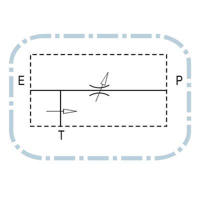 Volumeregelklep drukgecompenseerd 3-weg RFP3 3/8