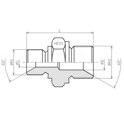 Verloopadapter 3/8