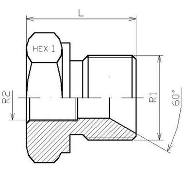 Inschroefadapter 1