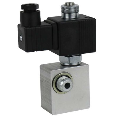 2/2 hydrauliekklep met banjo NC, 3/8