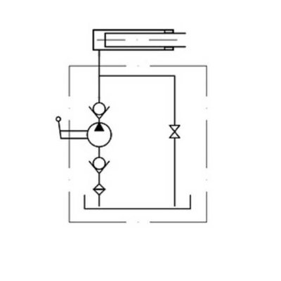 Handpomp 20cc enkelwerkend