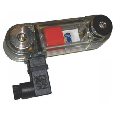 Temperatuur peilglas met schakelaar aansluiting M12, lengte 127 mm