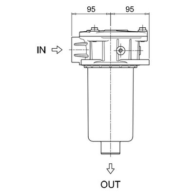 Hydrauliek retourfilter 1