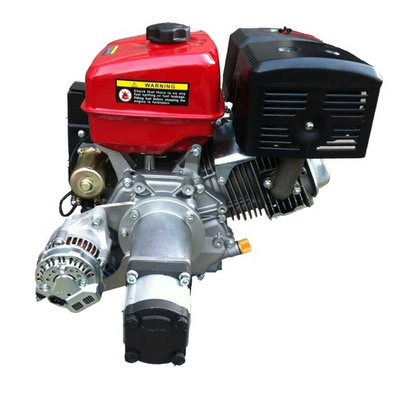 PTM390PRO benzinemotor (e-start) met voor gemonteerde tandwielpomp pompgroep 2 en 40A dynamo