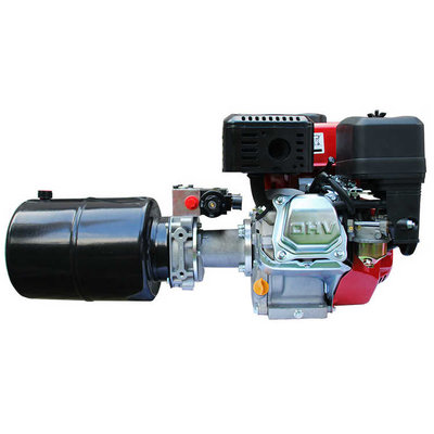 4,8 kW hydrauliek powerpack met benzinemotor dubbelwerkend circuit