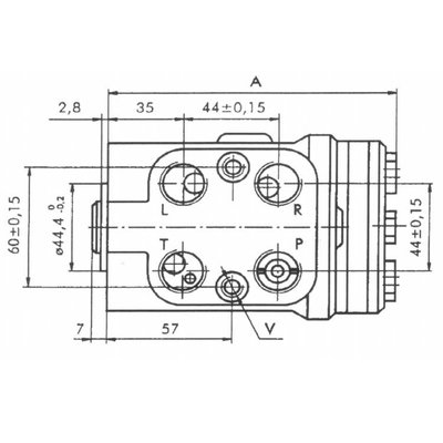 Hydraulische stuurunit 100cc