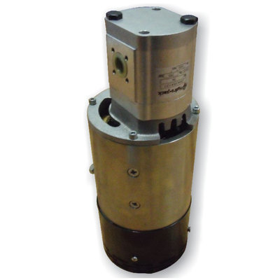 2,2 kW, 24V, elektromotor met voor gemonteerde tandwielpomp, pompgroep 1