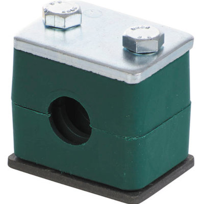 Versterkte buisklem enkel compleet 10 mm