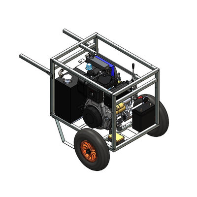 Hydrauliek aggregaat/powerpack met 10pk Yanmar dieselmotor
