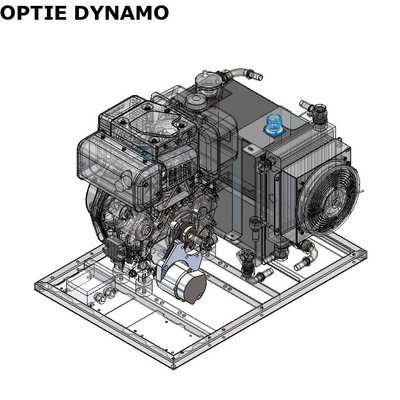 Hydrauliek aggregaat/powerpack met 10pk Yanmar dieselmotor