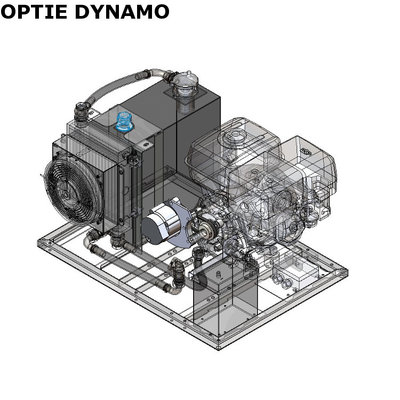 Hydraulisch aggregaat / powerpack met Honda GX390 benzinemotor