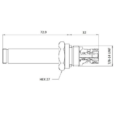 Cartridge NC Double Lock voor 2/2 klep 30 L/min