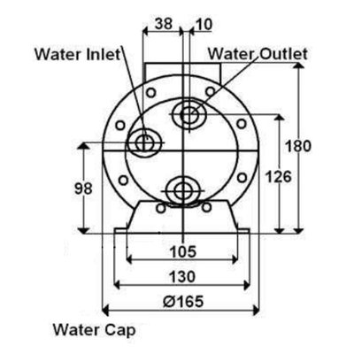 Hydrauliek olie-water koeler 1