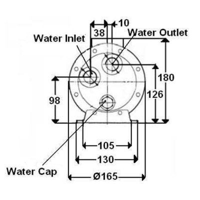 Hydrauliek olie-zeewater koeler 1