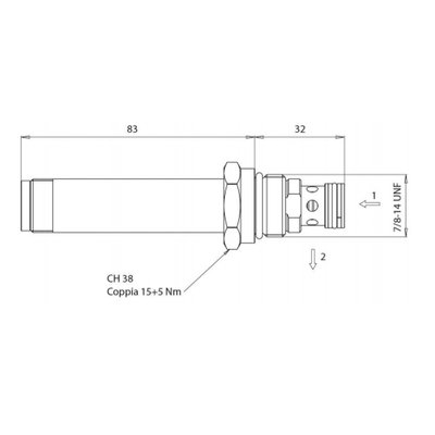 Proportioneel stroomregelventiel 12V