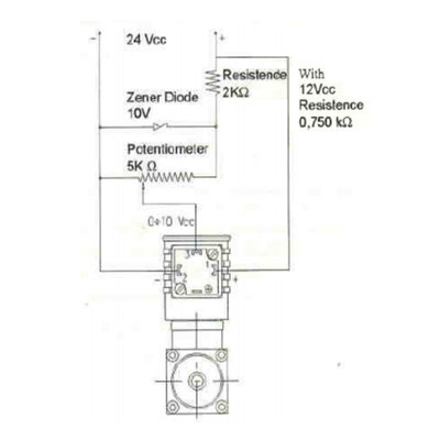 Proportioneel stroomregelventiel 12V