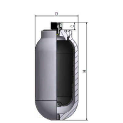 Accumulator 1,5 L 250 bar