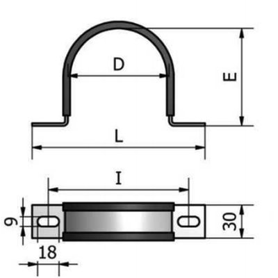CRE Bevestigingsbeugel 125 mm